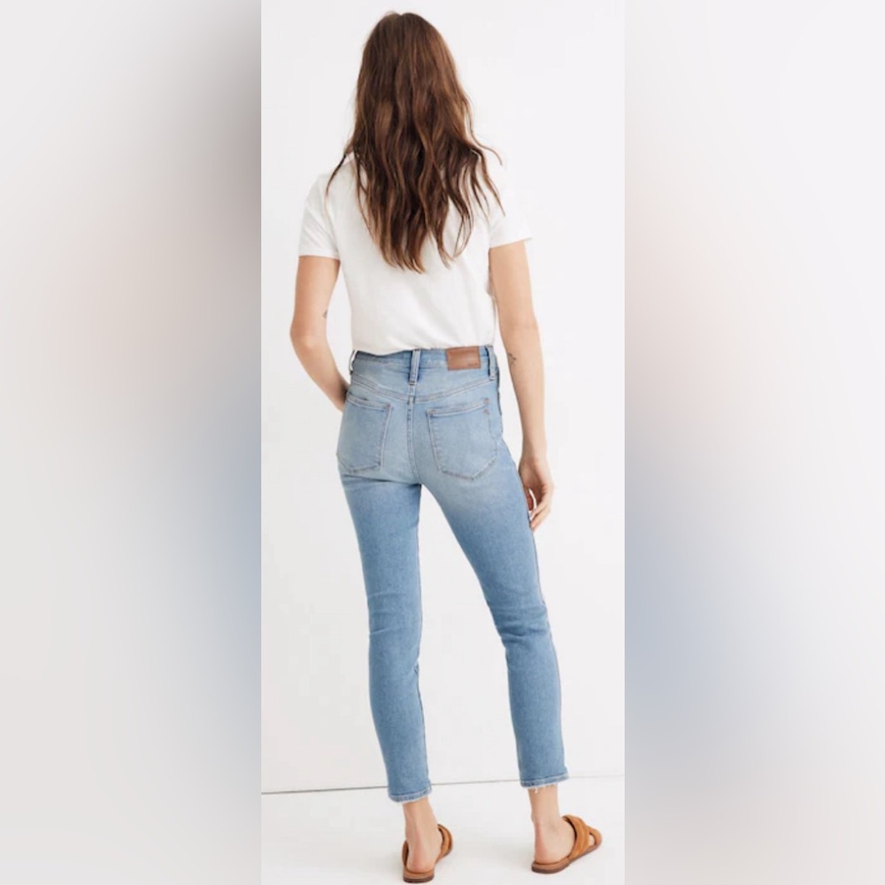 Madewell 10” High-Rise Skinny Crop Jeans Size 28 - Picture 2 of 3